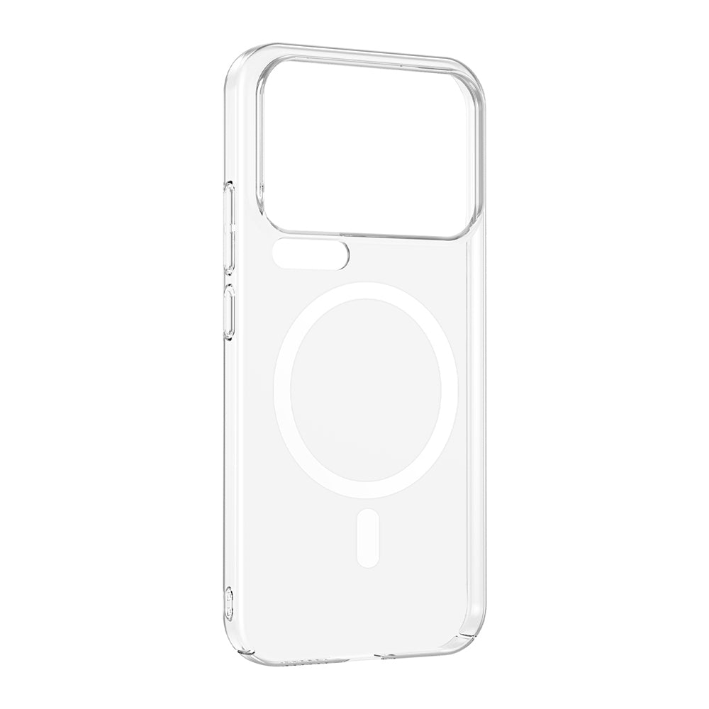Xiaomi 17 Pro Kamera Korumalı M-Safe Şarj Özellikli Şeffaf Zore London Sert PC Kapak Şeffaf