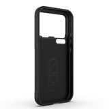 Xiaomi 17 Pro Max Kılıf Esnek TPU Oyuklu Arka Yüzey Tasarımlı Zore Etnik Silikon Kapak Siyah