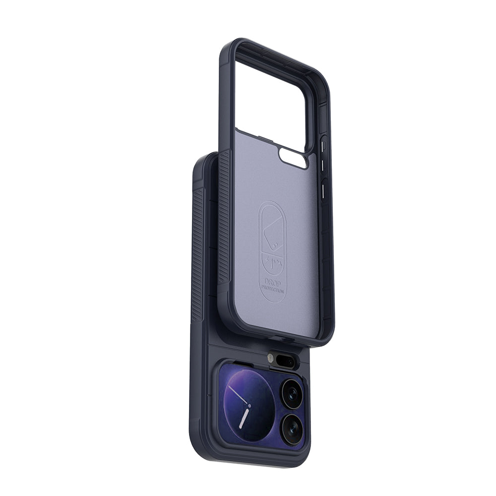 Xiaomi 17 Pro Max Kılıf Esnek TPU Oyuklu Arka Yüzey Tasarımlı Zore Etnik Silikon Kapak Siyah