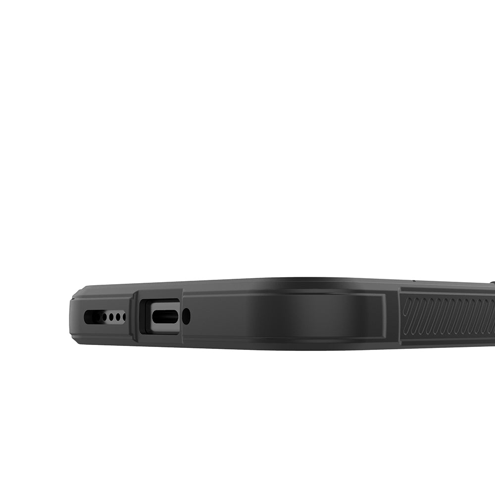 Xiaomi 17 Pro Max Kılıf Esnek TPU Oyuklu Arka Yüzey Tasarımlı Zore Etnik Silikon Kapak Siyah
