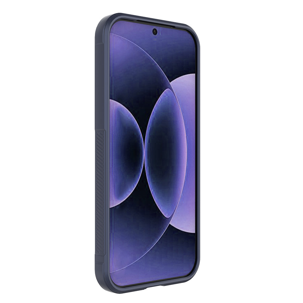 Xiaomi 17 Pro Max Kılıf Esnek TPU Oyuklu Arka Yüzey Tasarımlı Zore Etnik Silikon Kapak Lacivert