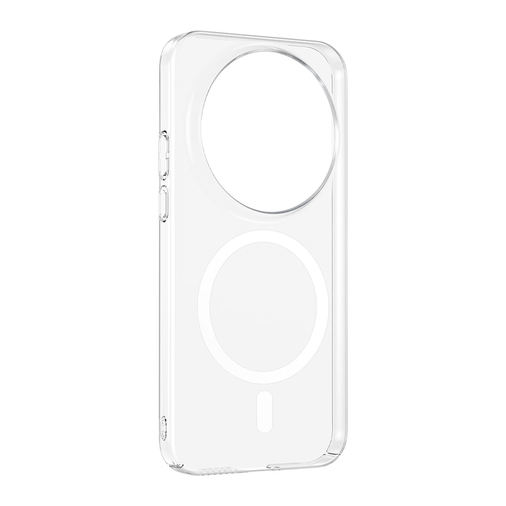 Xiaomi 17 Ultra Kamera Korumalı M-Safe Şarj Özellikli Şeffaf Zore London Sert PC Kapak Şeffaf