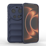 Xiaomi 17 Ultra Kılıf Esnek TPU Oyuklu Arka Yüzey Tasarımlı Zore Etnik Silikon Kapak Lacivert
