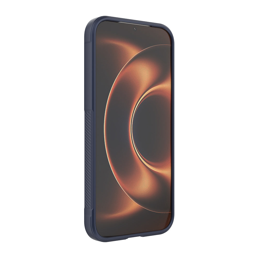Xiaomi 17 Ultra Kılıf Esnek TPU Oyuklu Arka Yüzey Tasarımlı Zore Etnik Silikon Kapak Lacivert