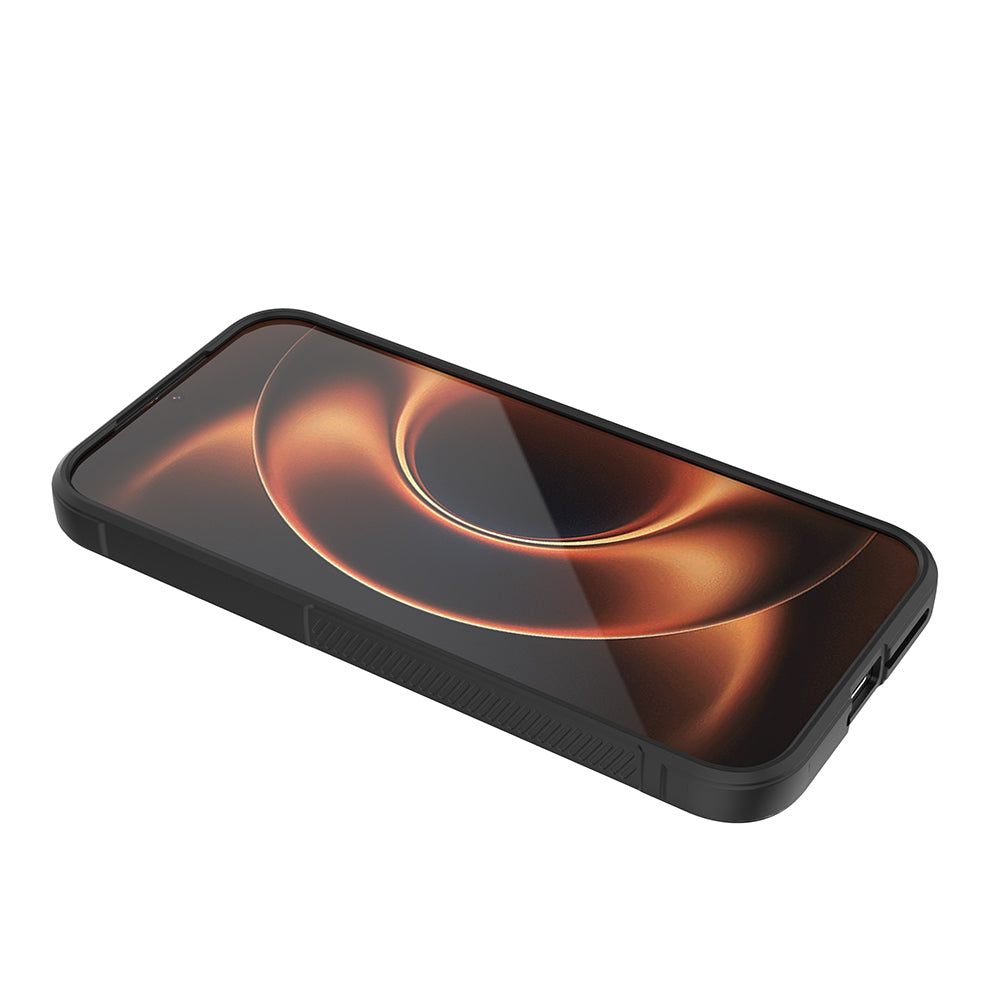 Xiaomi 17 Ultra Kılıf Esnek TPU Oyuklu Arka Yüzey Tasarımlı Zore Etnik Silikon Kapak Siyah