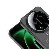 Xiaomi 17 Ultra Kılıf M-Safe Şarj Özellikli Kamera Korumalı Zore Elio Sert PC Kapak Siyah