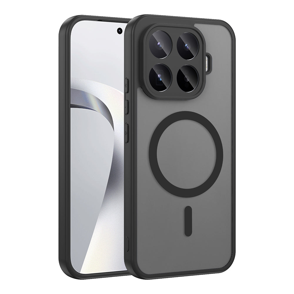 Xiaomi 17T Kılıf M-safe Şarj Özellikli Zore Babet Kapak Siyah
