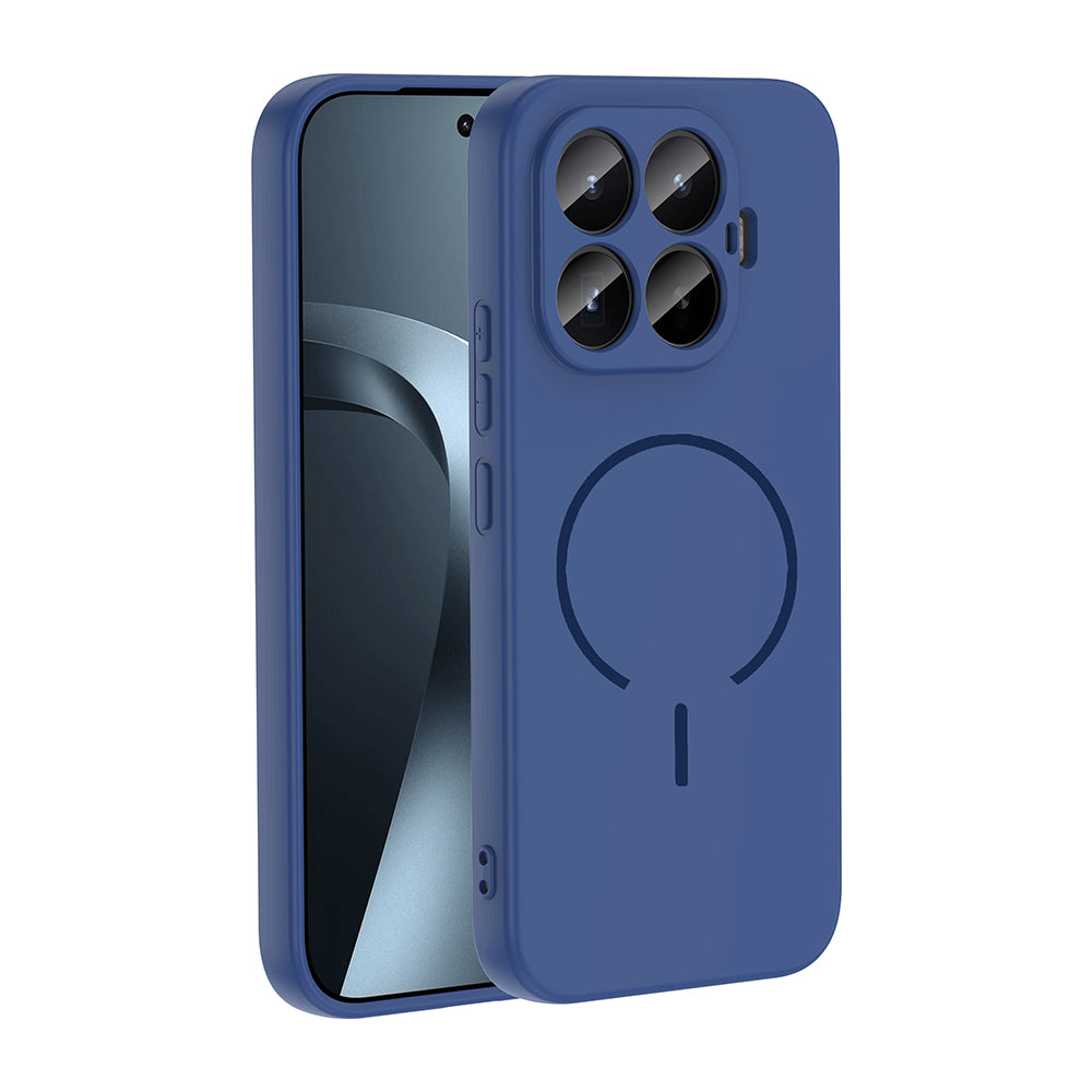 Xiaomi 17T Kılıf M-safe Şarj Özellikli Zore Meta Kapak Lacivert