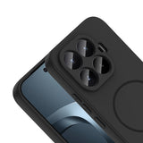 Xiaomi 17T Kılıf M-safe Şarj Özellikli Zore Meta Kapak Siyah