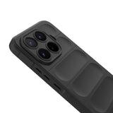 Xiaomi 17T Pro Kılıf Esnek TPU Oyuklu Arka Yüzey Tasarımlı Zore Etnik Silikon Kapak Siyah