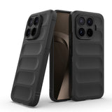 Xiaomi 17T Pro Kılıf Esnek TPU Oyuklu Arka Yüzey Tasarımlı Zore Etnik Silikon Kapak Siyah