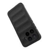 Xiaomi 17T Pro Kılıf Esnek TPU Oyuklu Arka Yüzey Tasarımlı Zore Etnik Silikon Kapak Siyah