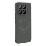 Xiaomi 17T Pro Kılıf M-Safe Şarj Özellikli Kamera Korumalı Zore Elio Sert PC Kapak Siyah