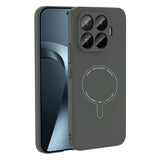 Xiaomi 17T Pro Kılıf M-Safe Şarj Özellikli Kamera Korumalı Zore Elio Sert PC Kapak Siyah