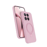 Xiaomi 17T Pro Kılıf M-safe Şarj Özellikli Standlı Zore Samara Kapak Pembe
