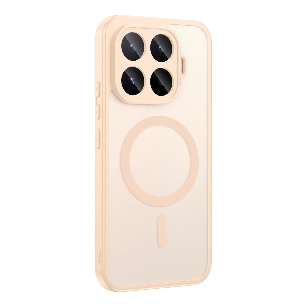 Xiaomi 17T Pro Kılıf M-safe Şarj Özellikli Babet Kapak Pembe