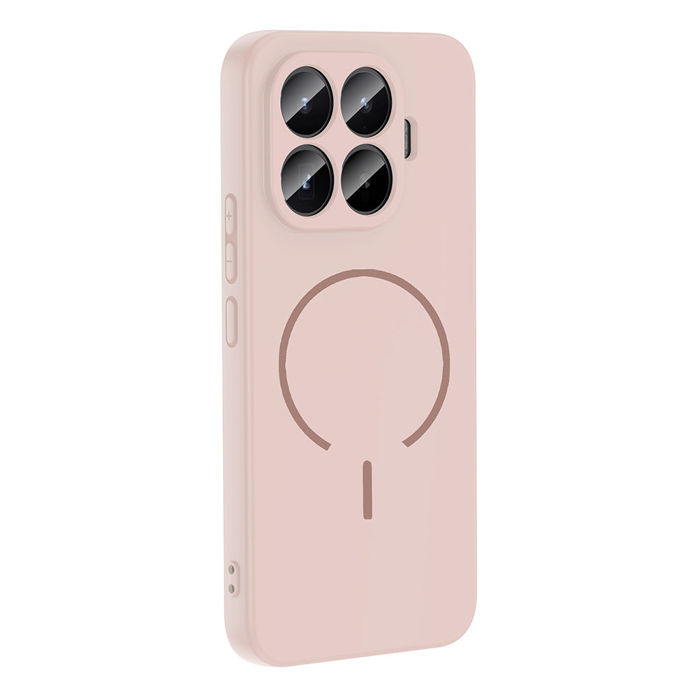 Xiaomi 17T Pro Kılıf M-safe Şarj Özellikli Zore Meta Kapak Rose Pembe