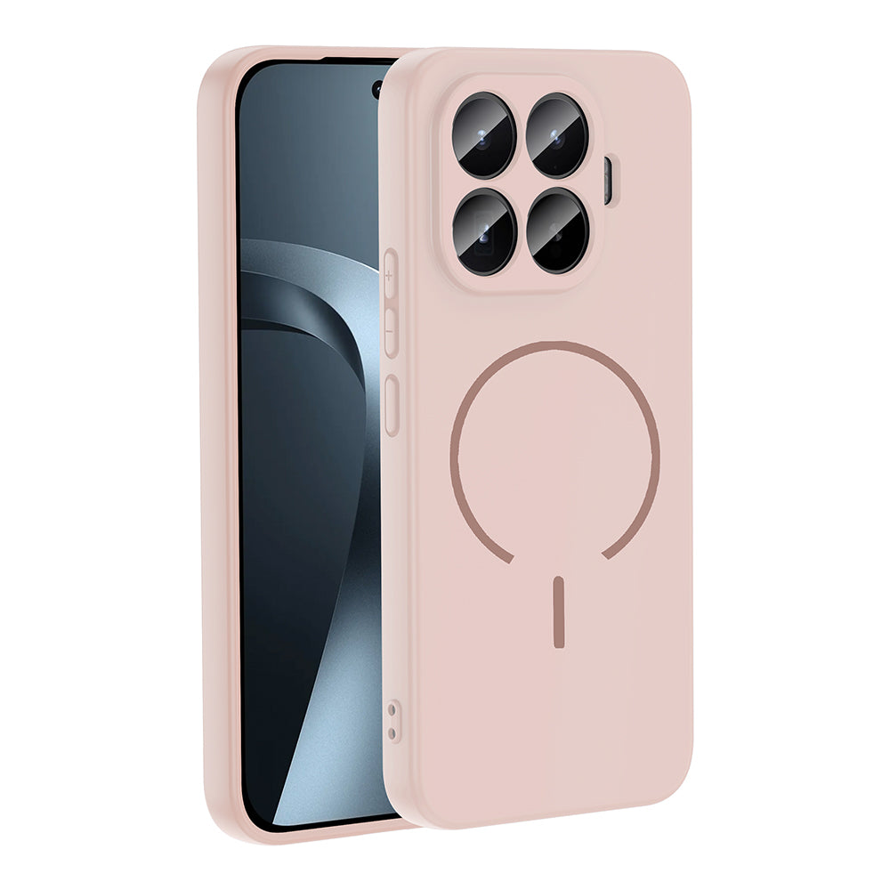 Xiaomi 17T Pro Kılıf M-safe Şarj Özellikli Zore Meta Kapak Rose Pembe