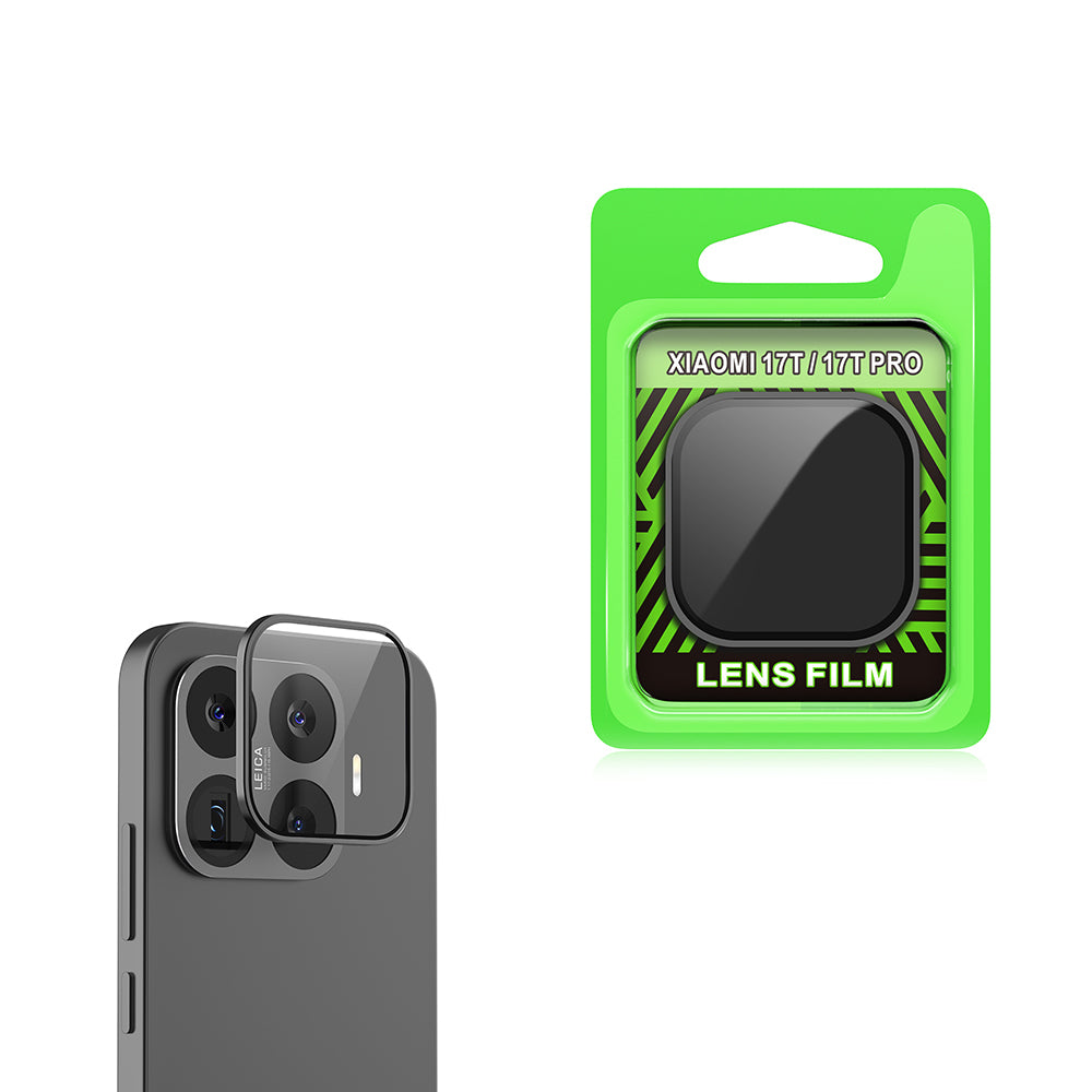 Xiaomi 17T Pro Zore CL-07 Kamera Lens Koruyucu Siyah