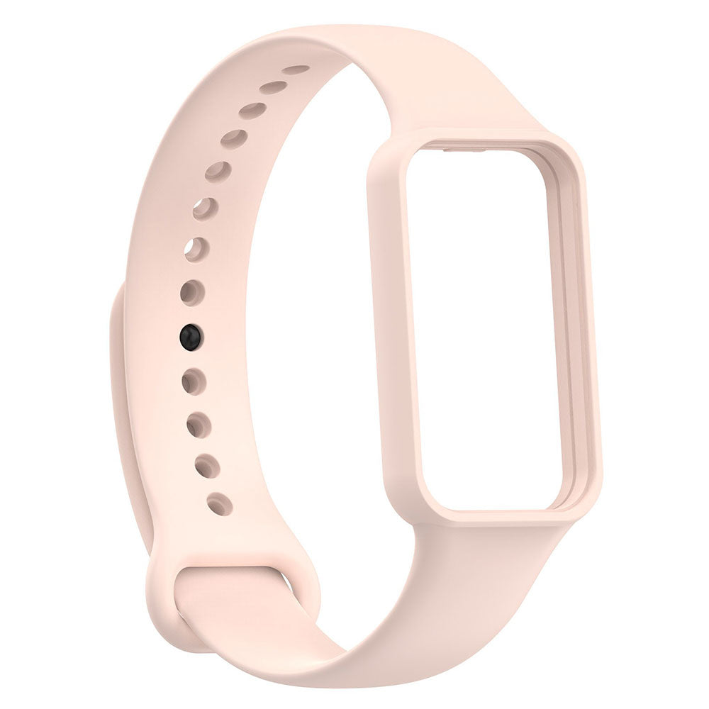 Xiaomi Amazfit Band 7 Zore KRD-87 Silikon Kordon Pembe Açık