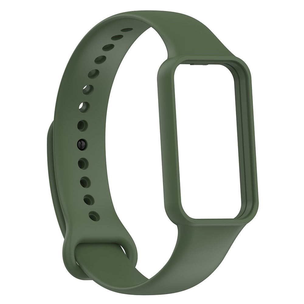 Xiaomi Amazfit Band 7 Zore KRD-87 Silikon Kordon Koyu Yeşil