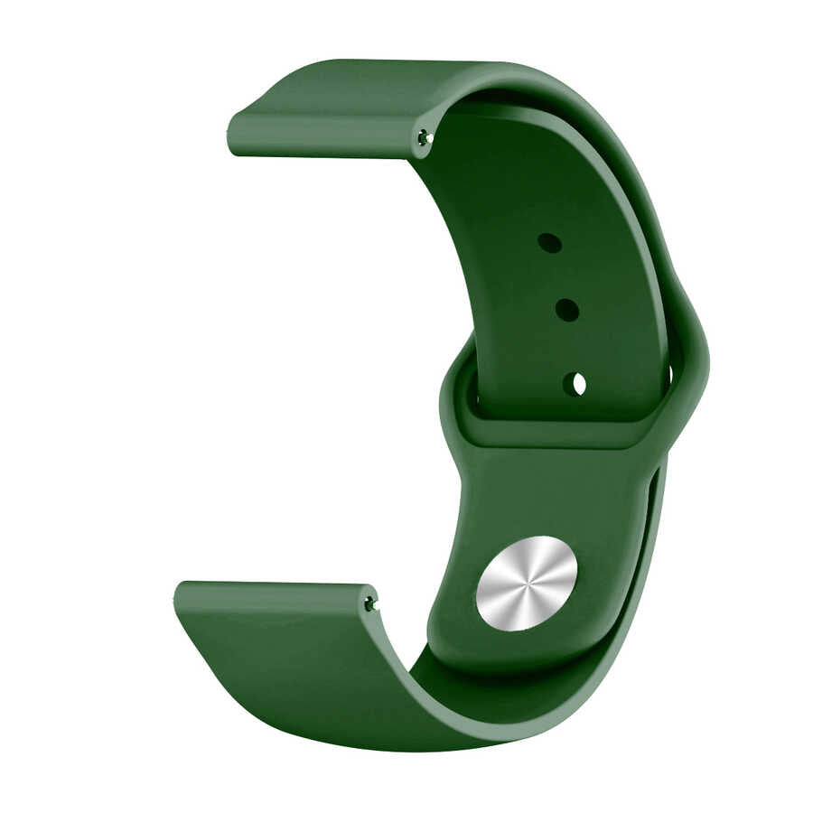 Xiaomi Amazfit GTR 42mm KRD-11 20mm Silikon Kordon Haki