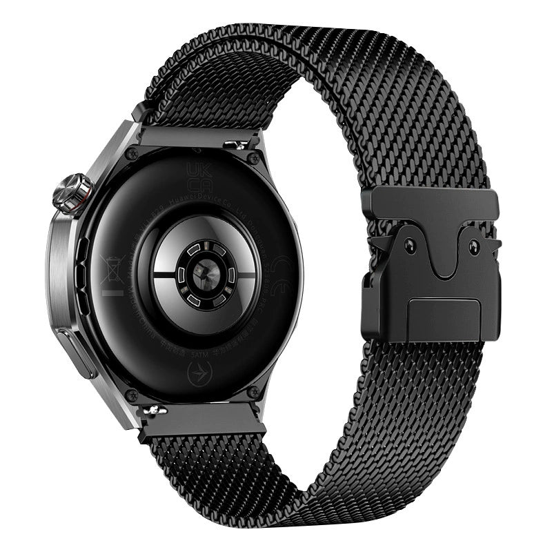 Xiaomi Amazfit GTR 47mm Zore KRD-25 Metal Hasır Kordon Gümüş