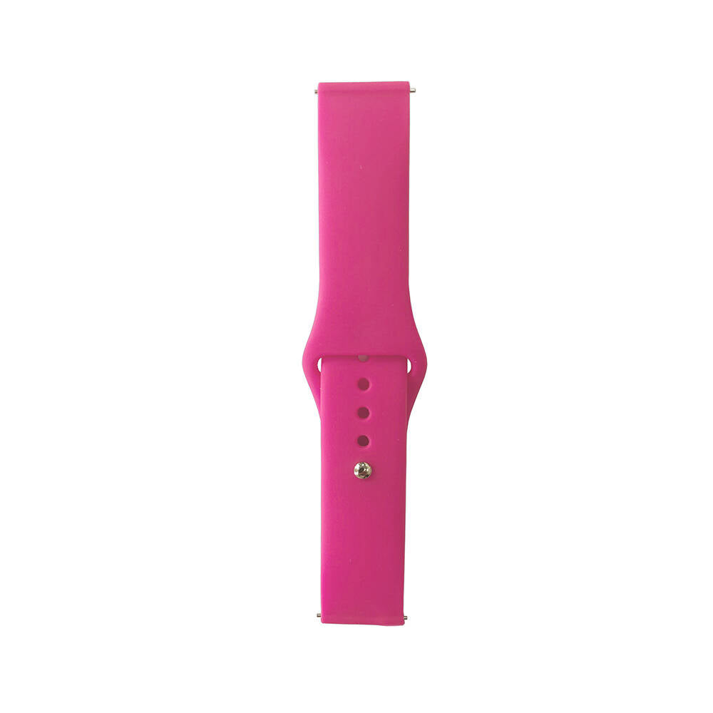 Xiaomi Amazfit Pace Band Serisi 22mm Klasik Kordon Silikon Strap Kayış Barbie Powder