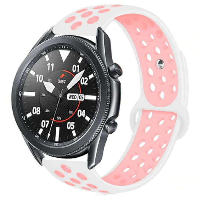 Xiaomi Amazfit Pace KRD-02 Silikon Kordon Beyaz-Pembe