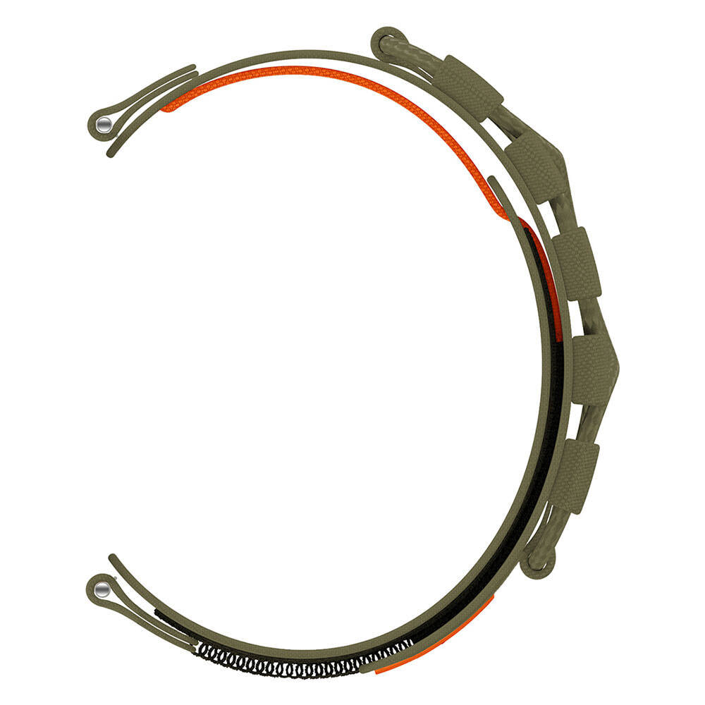 Xiaomi Amazfit Pace Zore KRD-112 22mm Orbital Örgülü Halat Tasarımlı Naylon Kumaş Hasır Kordon Gri