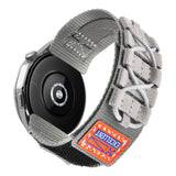 Xiaomi Amazfit Pace Zore KRD-112 22mm Orbital Örgülü Halat Tasarımlı Naylon Kumaş Hasır Kordon Siyah