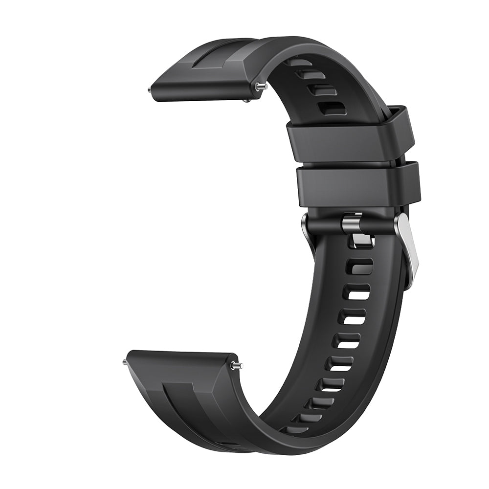 Xiaomi Amazfit Pace Zore KRD-148 22mm Silikon Kordon Siyah