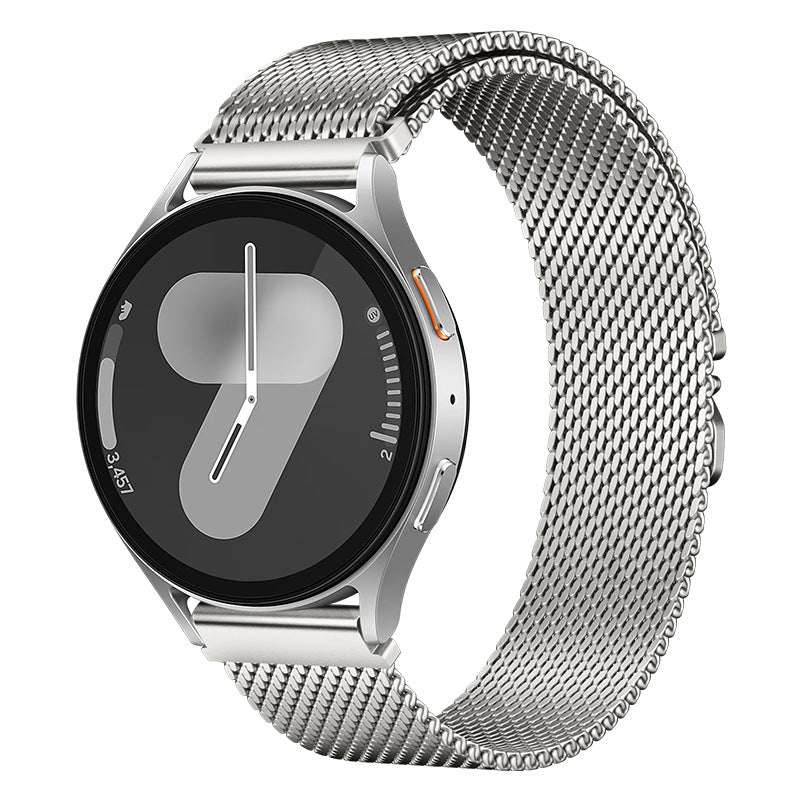Xiaomi Amazfit Pace Zore KRD-25 22mm Metal Hasır Kordon Gri