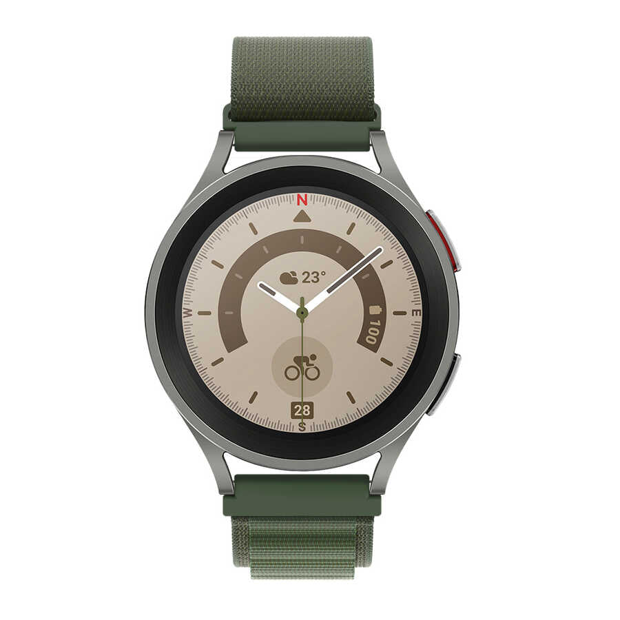 Xiaomi Amazfit Pace Zore KRD-74 22mm Hasır Kordon Siyah