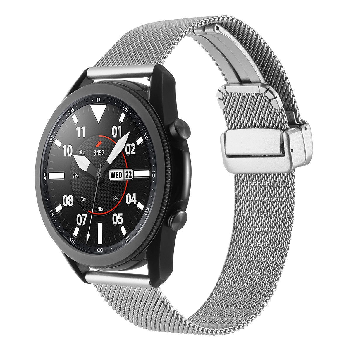 Xiaomi Amazfit Pace Zore KRD-85 22mm Metal Kordon Gümüş