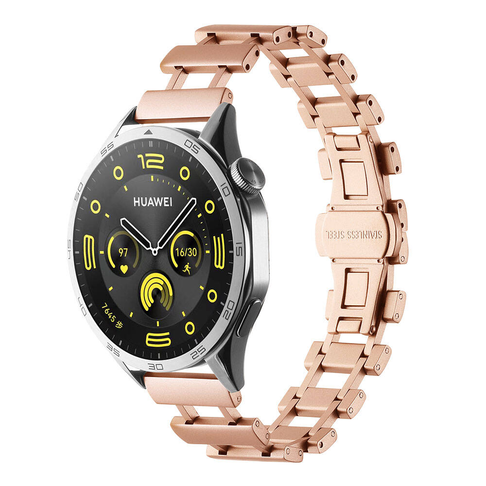 Xiaomi Amazfit Pace Zore KRD-96 22mm Metal Kordon Rose Gold