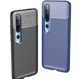 Xiaomi Mi 10 Kılıf Zore Negro Silikon Kapak Kahverengi