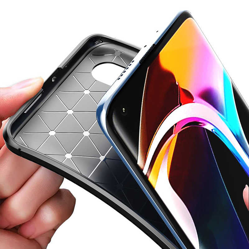 Xiaomi Mi 10 Kılıf Zore Negro Silikon Kapak Kahverengi
