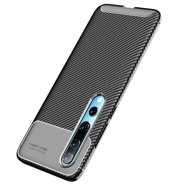 Xiaomi Mi 10 Kılıf Zore Negro Silikon Kapak Siyah
