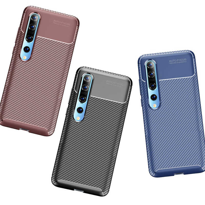 Xiaomi Mi 10 Kılıf Zore Negro Silikon Kapak Lacivert