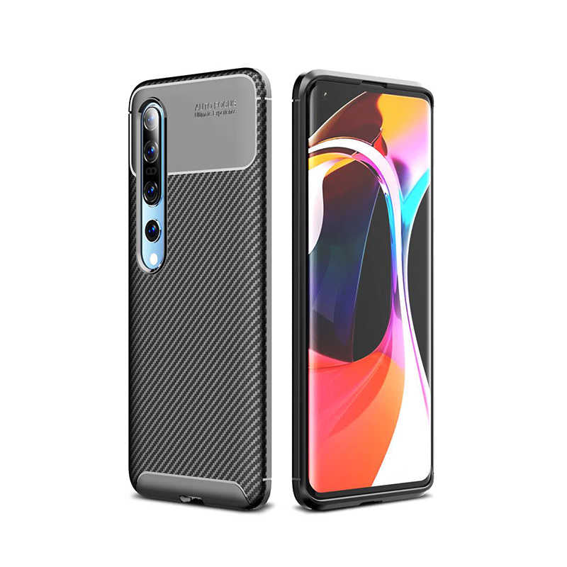Xiaomi Mi 10 Kılıf Zore Negro Silikon Kapak Siyah