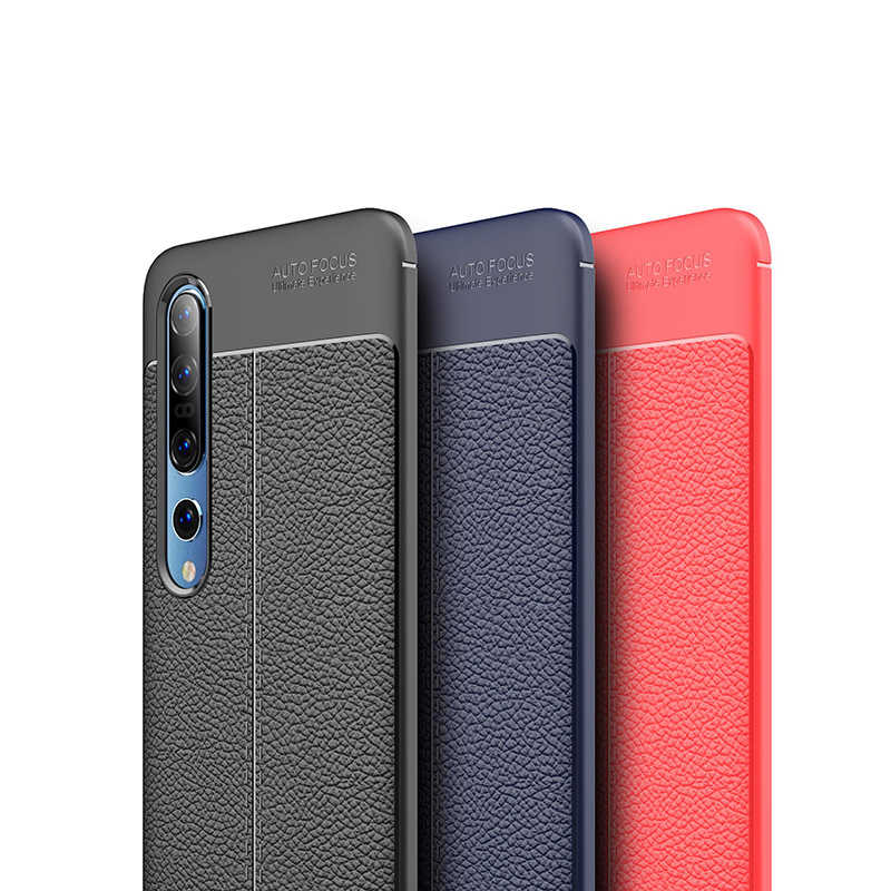 Xiaomi Mi 10 Kılıf Zore Niss Silikon Kapak Kırmızı