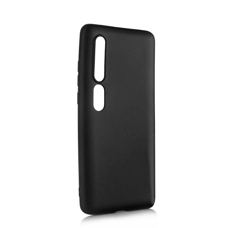 Xiaomi Mi 10 Kılıf Zore Premier Silikon Kapak Siyah