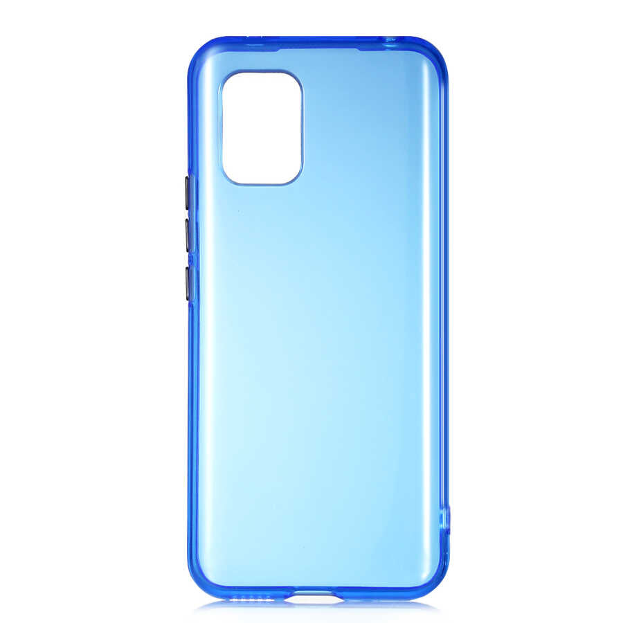 Xiaomi Mi 10 Lite Kılıf Zore Bistro Kapak Mavi
