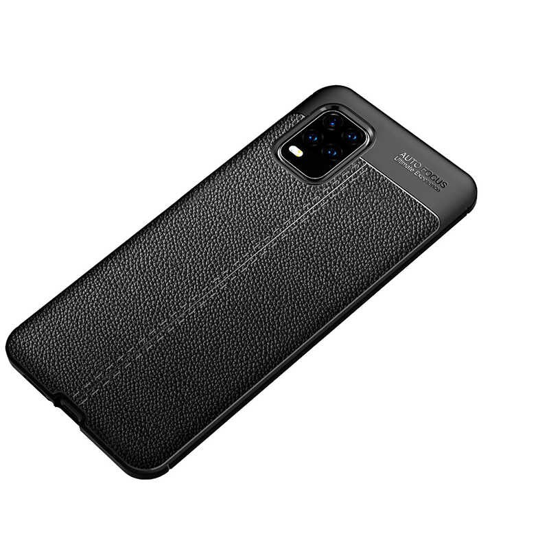 Xiaomi Mi 10 Lite Kılıf Zore Niss Silikon Kapak Siyah