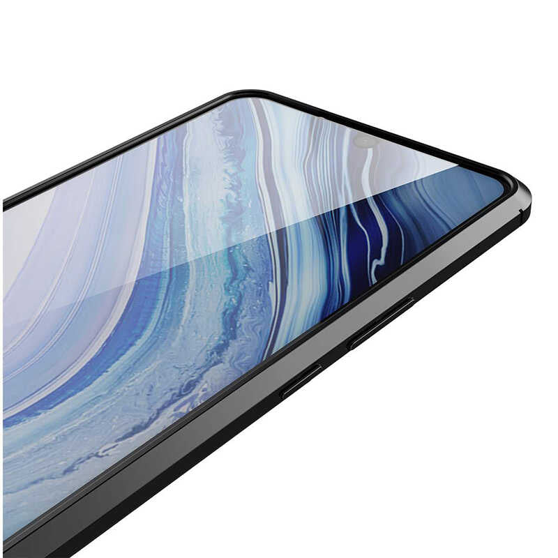 Xiaomi Mi 10 Lite Kılıf Zore Niss Silikon Kapak Siyah
