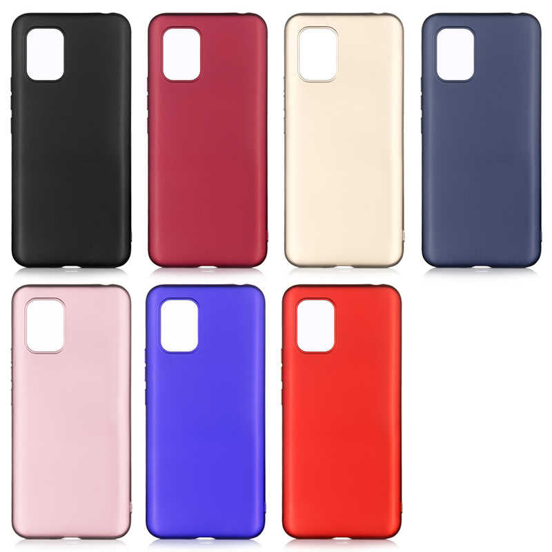 Xiaomi Mi 10 Lite Kılıf Zore Premier Silikon Kapak Saks Mavi