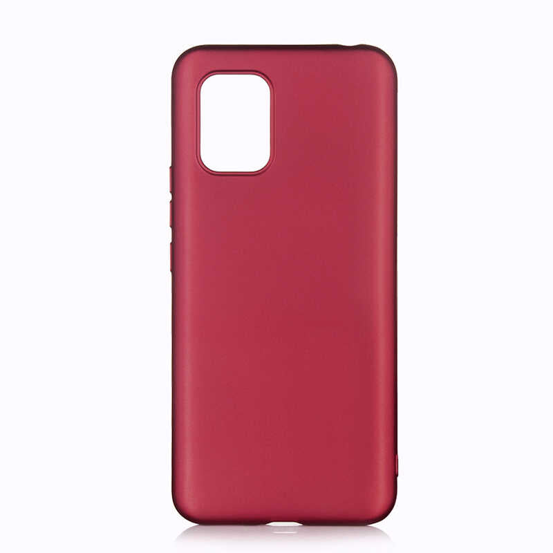 Xiaomi Mi 10 Lite Kılıf Zore Premier Silikon Kapak Mürdüm
