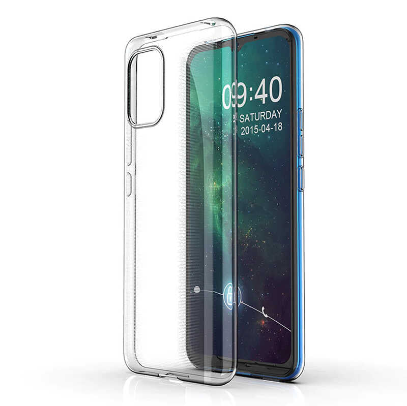 Xiaomi Mi 10 Lite Kılıf Zore Süper Silikon Kapak Renksiz