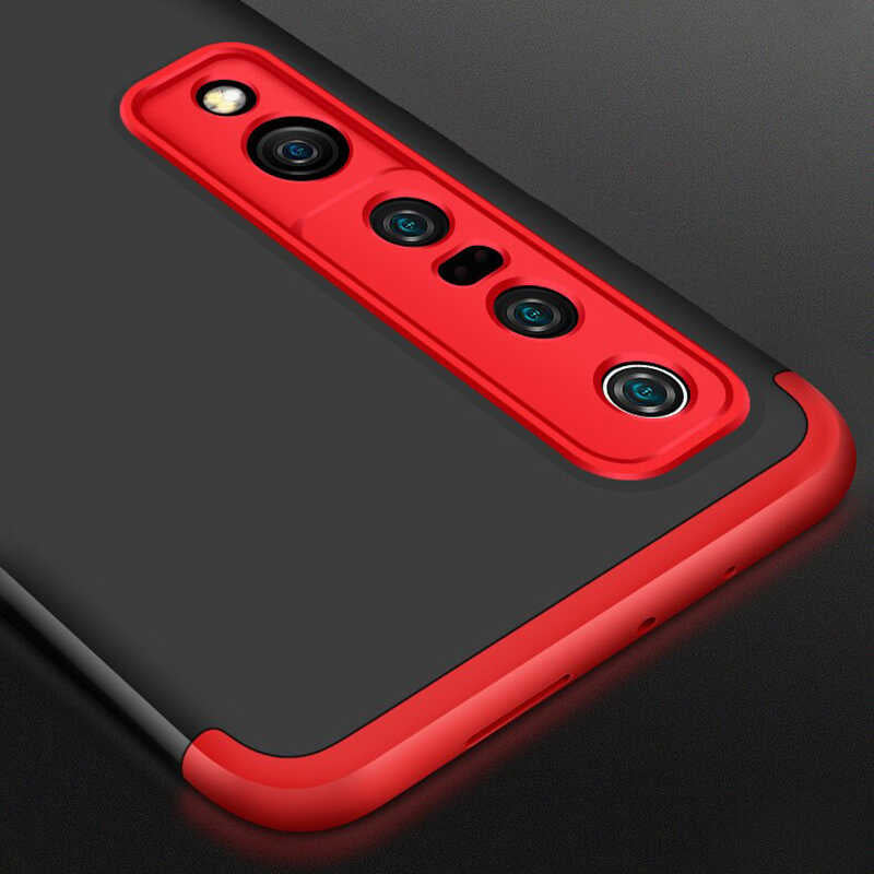 Xiaomi Mi 10 Pro Kılıf Zore Ays Kapak Kırmızı